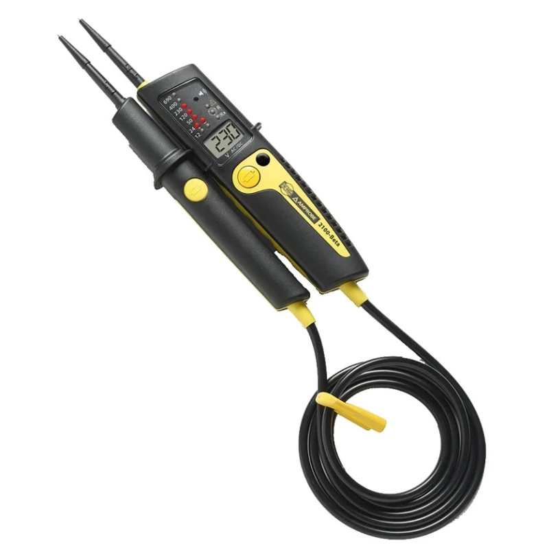 Beha-Amprobe LED Voltage Tester 690V AC/DC, Continuity Check, RCD Trip Test, Battery Powered CAT III CAT IV 2100-BETA