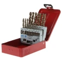 Dormer 19-Piece High Speed Steel-E Twist Drill Bit Set for Multi-Material 1 mm to 10 mm A295219