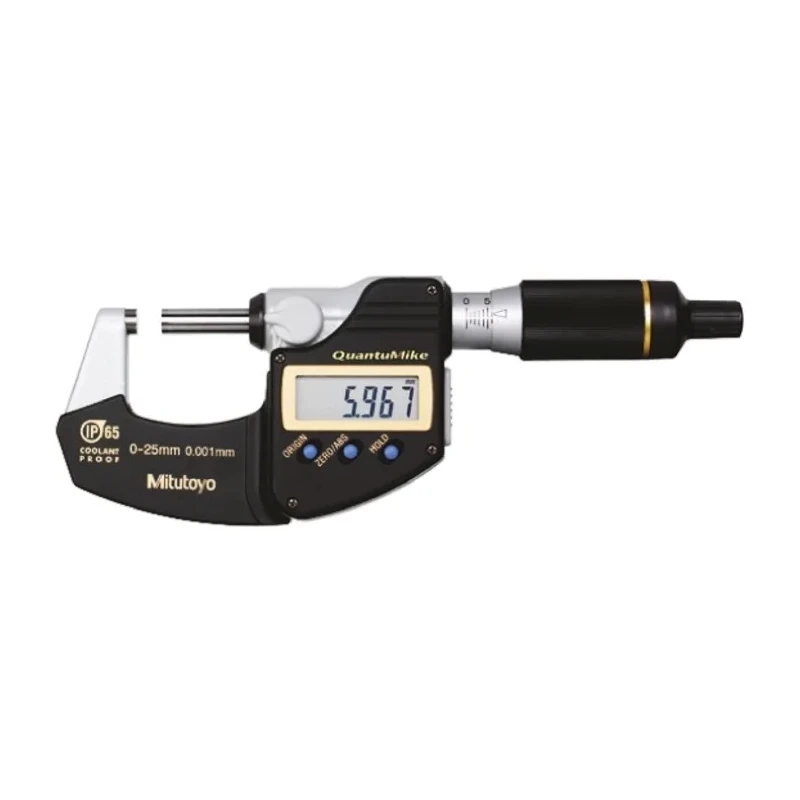 Mitutoyo Special Micrometre 0 to 25 mm, ±1 μm Accuracy, 0.001 mm Resolution, IP65 Coolant Proof Model 293-140-30