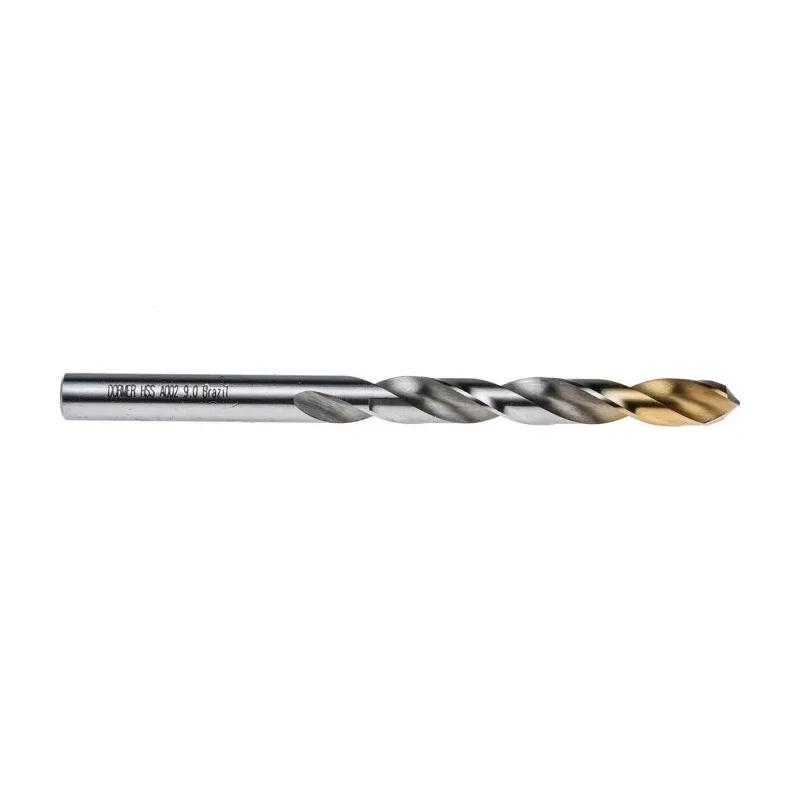 Dormer 19-Piece Multi-Material High Speed Steel Titanium Nitride Coated Twist Drill Bit Set 1 mm to 10 mm A094419