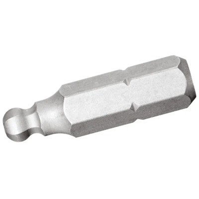 Facom Hex Screwdriver Bit, 1/4 in Drive Size, 6 mm Tip, Hex Drive, 25 mm Overall Length ETS.106