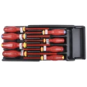 Facom Pozidriv Phillips Slotted Insulated Screwdriver Set 8-Piece 1000V MOD.AT1VE
