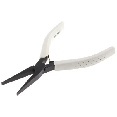 Facom MICRO-TECH 3-Piece Long Nose Plier Straight, 160mm Overall Length, 48mm Jaw, VDE/1000V Approved, ESD Safe 401.MT