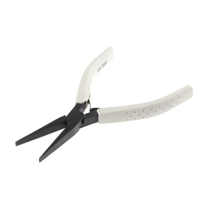 Facom MICRO-TECH 3-Piece Long Nose Plier Straight, 160mm Overall Length, 48mm Jaw, VDE/1000V Approved, ESD Safe 401.MT