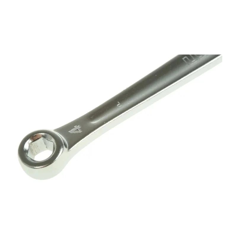 Facom Combination Spanner 4 to 41 mm, Satin Chrome Finish, 12-Point Open Ended Insert & Ring, 15° Offset Angle, 106mm 440.4H