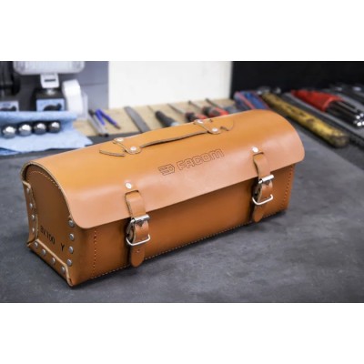 Facom Professional Leather Tool Bag 350 mm x 120 mm x 120 mm BV.100