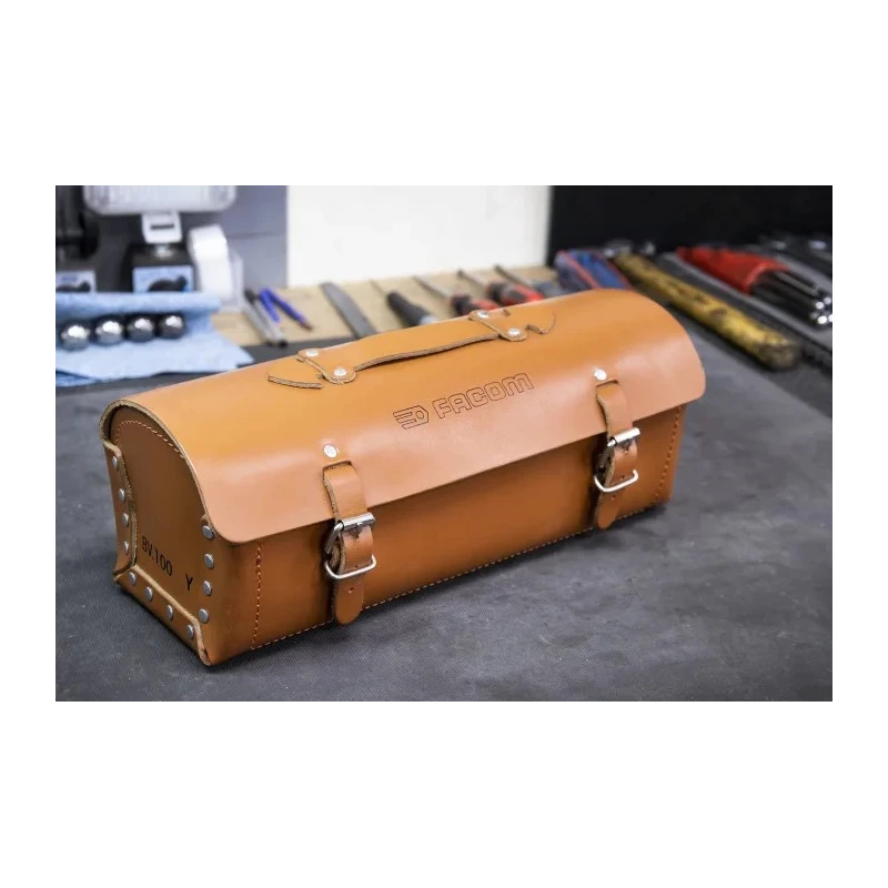 Facom Professional Leather Tool Bag 350 mm x 120 mm x 120 mm BV.100