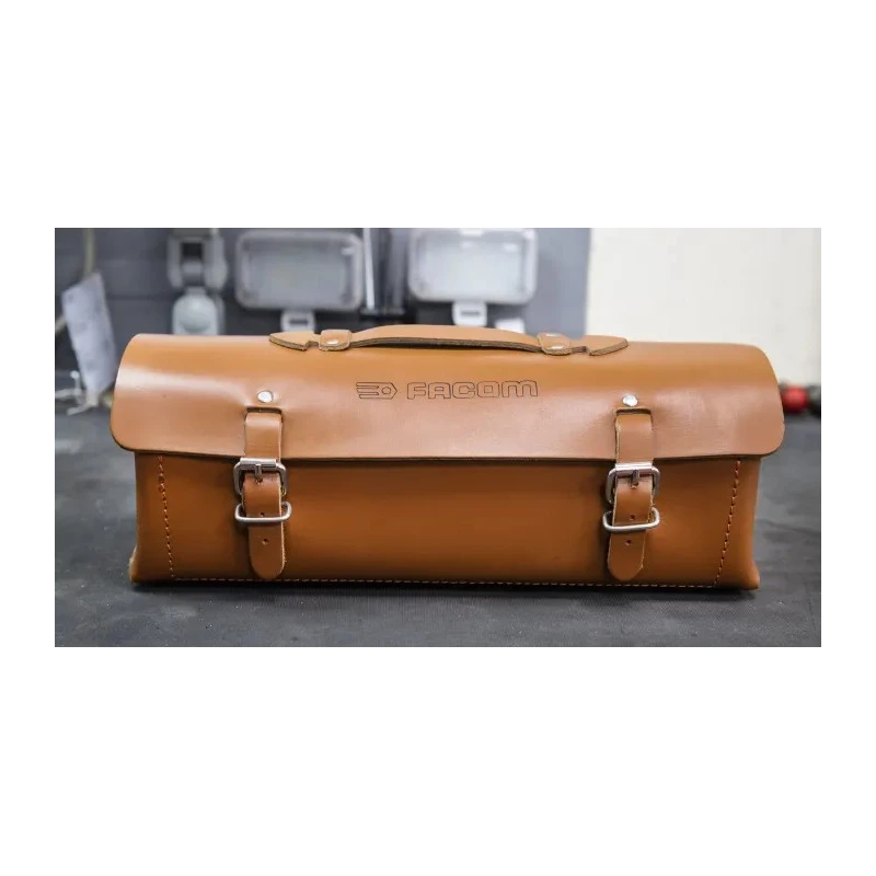 Facom Professional Leather Tool Bag 350 mm x 120 mm x 120 mm BV.100