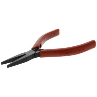 Facom 1-Piece Flat Nose Plier, Matt Burnished Finish, 130mm Length, 33mm Jaw Width 421