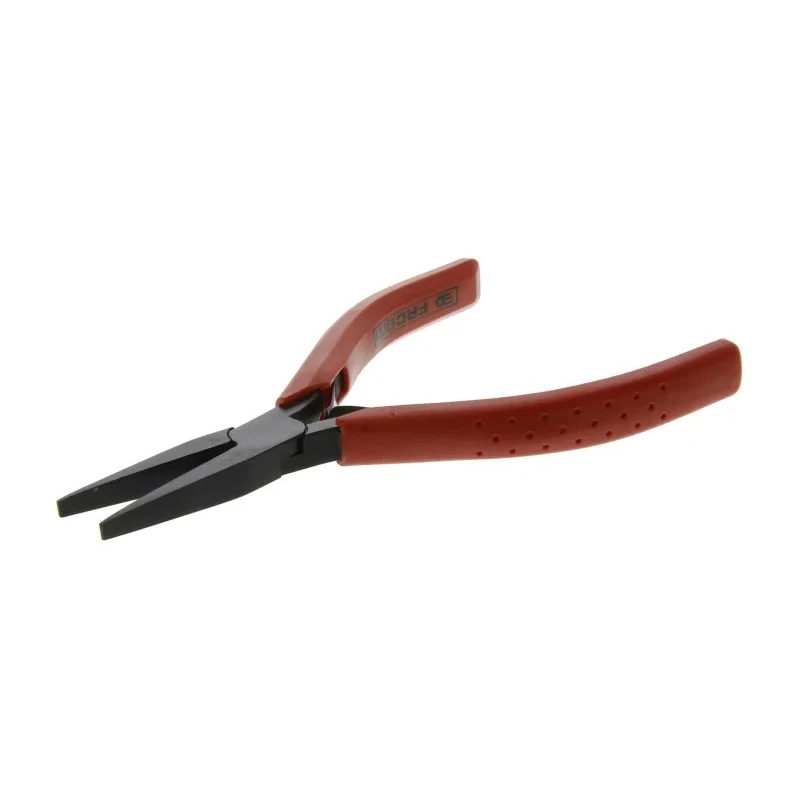 Facom 1-Piece Flat Nose Plier, Matt Burnished Finish, 130mm Length, 33mm Jaw Width 421