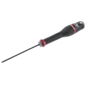 Facom Insulated Standard Screwdriver with 2 mm Tip, 75 mm Blade Length, Bi-Metal Handle, Ergonomic Grip ATWSH2X75
