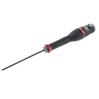 Facom Insulated Standard Screwdriver with 2 mm Tip, 75 mm Blade Length, Bi-Metal Handle, Ergonomic Grip ATWSH2X75