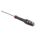 Facom Insulated Standard Screwdriver with 2 mm Tip, 75 mm Blade Length, Bi-Metal Handle, Ergonomic Grip ATWSH2X75
