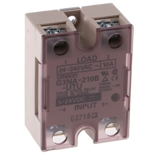 Omron Solid State Relay 10 A Load 240 V AC Load DIN Rail Mount G3NA