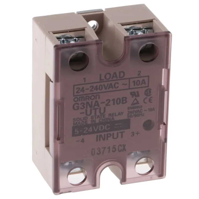 Omron Solid State Relay 10 A Load 240 V AC Load DIN Rail Mount G3NA