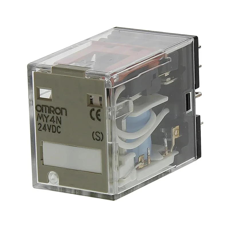 Omron Power Relay 24V DC Coil, 5A Switching Current, 4PDT Contact Configuration MY4N DC24(S)