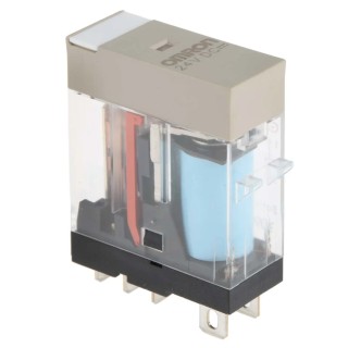 Omron Power Relay, SPDT Contact, 24V DC Coil, 6A Switching Current, PCB Mount G2R-1-S DC24(S)