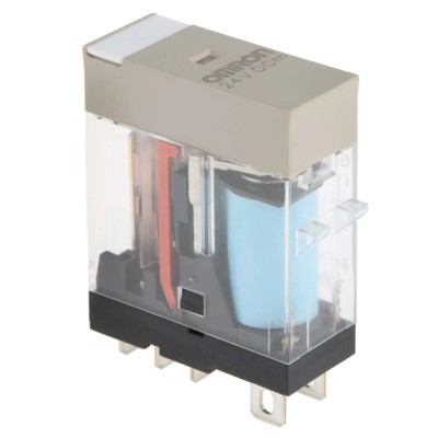 Omron Power Relay, SPDT Contact, 24V DC Coil, 6A Switching Current, PCB Mount G2R-1-S DC24(S)