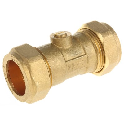 Reliance Water Controls Brass Compression Ball Valve Compression Connections BS 864 1 Bar 85°C Maximum Operating BVAL201003
