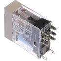 Omron PCB Power Relay, DPDT Contact Configuration, 24V DC Coil Voltage, 5A Switching Current, Silver Alloy G2R-2-S 24VDC (S)