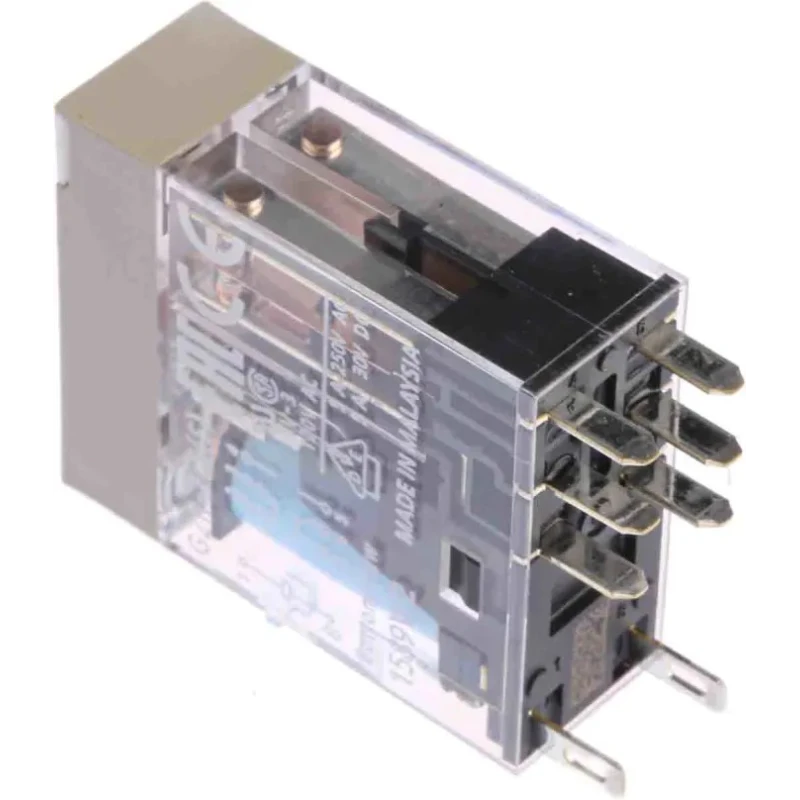Omron PCB Power Relay, DPDT Contact Configuration, 24V DC Coil Voltage, 5A Switching Current, Silver Alloy G2R-2-S 24VDC (S)