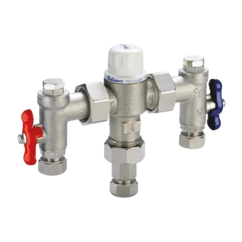 Reliance Water Controls Cast Gun Metal Thermostatic Mixing Valve, 22 mm, Max Operating Pressure 16 bar, Max Set HEAT160935