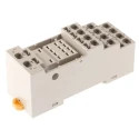 Omron 14 Way 250V AC DIN Rail Relay Socket with Screw Terminal for MY4 and MY2 Series PYF14S