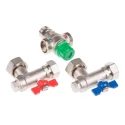 Reliance Water Controls Brass Nickel Plated Thermostatic Mixing Valve HEAT110785