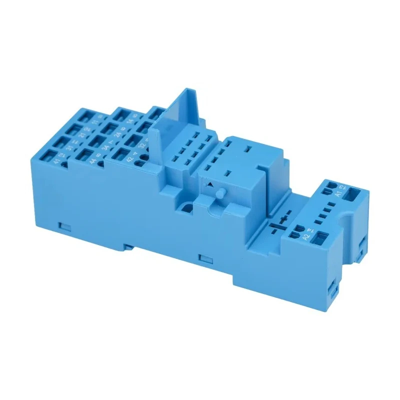 Finder 11 Way 250V AC DIN Rail Relay Socket for Use with 55.32 - 55.34 Series Relays and 85.04 Series Timers 94.54SMA