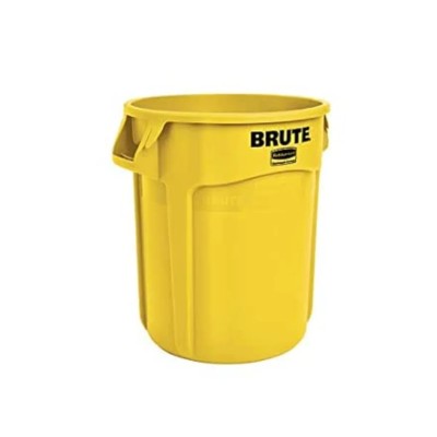 Rubbermaid Commercial Products Polyethylene Waste Bin 75L Yellow FG262000YEL