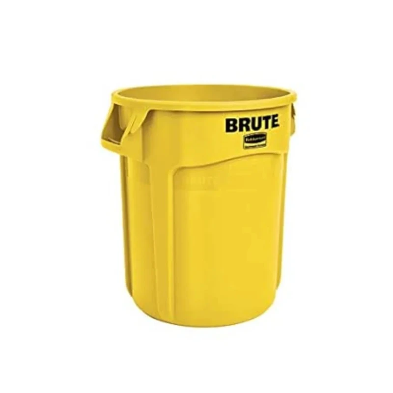 Rubbermaid Commercial Products Polyethylene Waste Bin 75L Yellow FG262000YEL