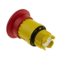 Schneider Electric Harmony Series Twist Release Emergency Stop Push Button Panel Mount 22mm Cutout 1 NC IP67 IP69 XB5AS8442