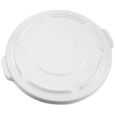 Rubbermaid Commercial Products 505 mm White Polyethylene Self-Draining Bin Lid for 2620 Container, 46 mm FG261960WHT