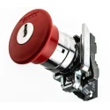Schneider Electric Harmony Series Key Release Emergency Stop Push Button Panel Mount 22mm Cutout 1NC IP66 IP67 XB4BS9442