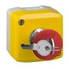 Schneider Electric Harmony Series Key Release Emergency Stop Push Button, Surface Mount, 1 NC, IP69K, IP67, IP66 XALK188