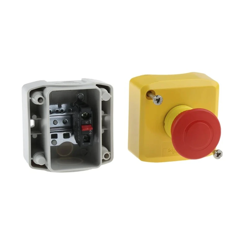 Schneider Electric Harmony Series Pull Release Emergency Stop Push Button, Surface Mount, 1 NC, Polycarbonate XALK198