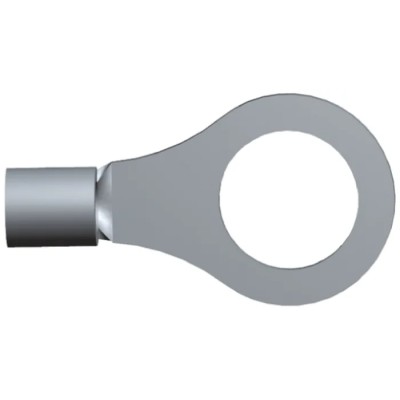 TE Connectivity Budget Uninsulated Ring Terminal M5 Stud Size 22 AWG 16 AWG Wire Size 30693