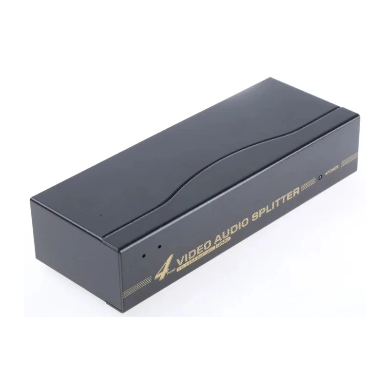 NewLink 4 Port 1 Input 4 Output VGA Splitter 2048 x 1536 Pixel NLKVS-554AUD