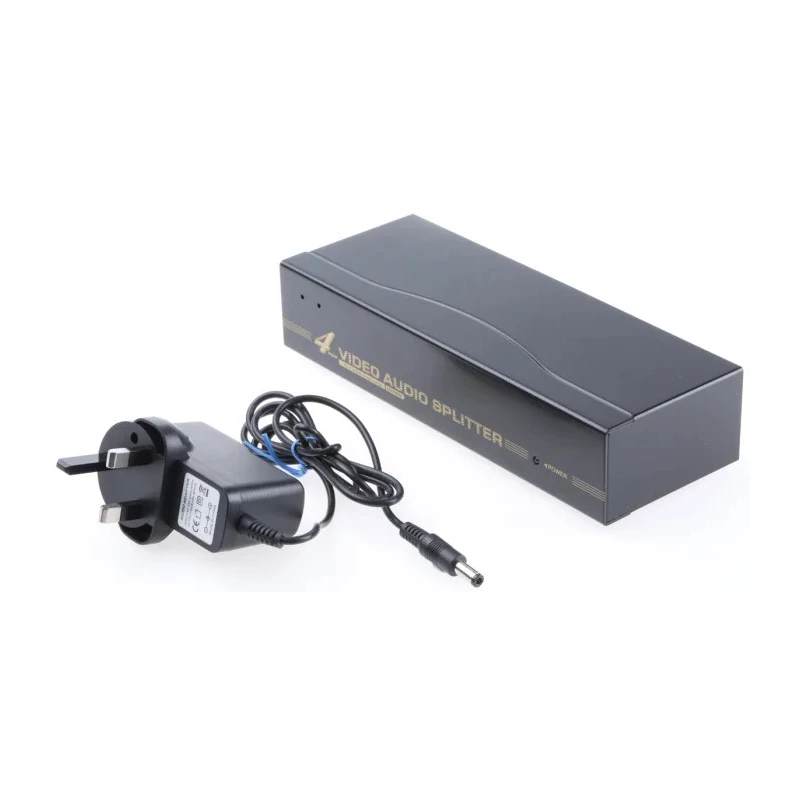 NewLink 4 Port 1 Input 4 Output VGA Splitter 2048 x 1536 Pixel NLKVS-554AUD