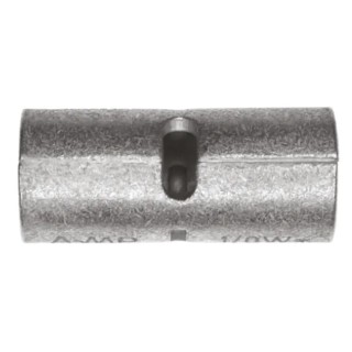 TE Connectivity Uninsulated Tin-Plated Copper Solistrand Butt Splice Connector 4 AWG 28.96mm Length 11.76mm Diameter 320238