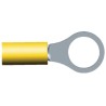 TE Connectivity PIDG Insulated Ring Terminal M5 Stud Size 26 AWG-22 AWG Wire Size Nylon Yellow 324075