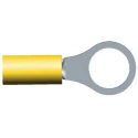 TE Connectivity PIDG Insulated Ring Terminal M5 Stud Size 26 AWG 22 AWG Wire Size Yellow 324075