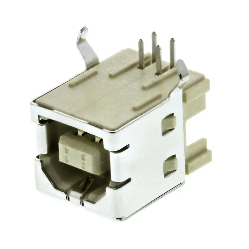 TE Connectivity Right Angle PCB Female 1 Port USB Type B USB Connector USB 2.0 292304-2