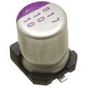 Panasonic 1 mF 16V DC Polymer Capacitor Surface Mount 12.6x12.6mm SVPF Series 16SVPF1000M