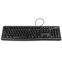 Logitech Wired USB Standard Keyboard AZERTY Black 920-002515