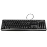 Logitech Wired USB Standard Keyboard AZERTY Black 920-002515