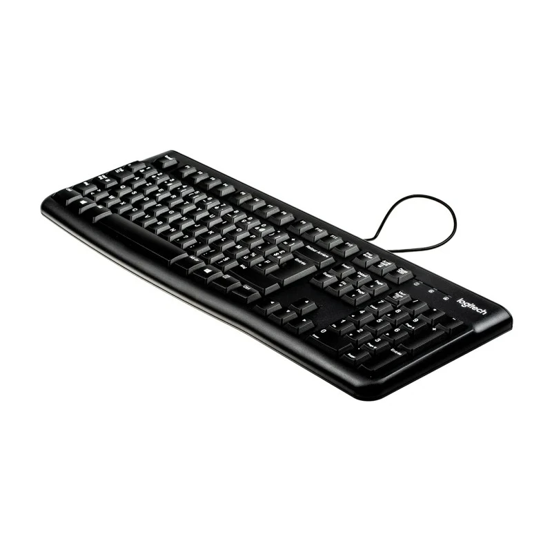 Logitech Wired USB Standard Keyboard AZERTY Black 920-002515