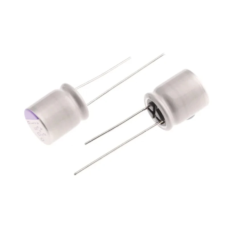 Panasonic 1.5 mF Polymer Capacitor 6.3V DC Through Hole Polar Radial SEPC Series 6SEPC1500M