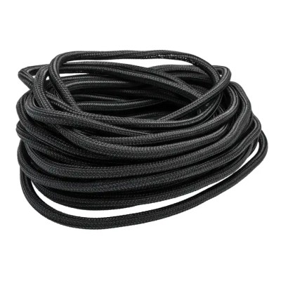 Alpha Wire Braided Polyethylene Terephthalate Black Cable Sleeve 15m Length FIT Wire Management Series G1301/2 BK007