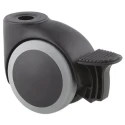 Tente Swivel Castor, Polyurethane Wheel, 75 mm Diameter, 100 kg Load Capacity, Polyamide Frame 5525UAI075L51-11